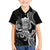 Black Hawaii Kanaloa God Family Matching Off The Shoulder Long Sleeve Dress and Hawaiian Shirt Hawaiian Octopus
