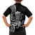 Black Hawaii Kanaloa God Family Matching Short Sleeve Bodycon Dress and Hawaiian Shirt Hawaiian Octopus