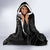 Black Hawaii Kanaloa God Hooded Blanket Hawaiian Octopus