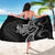 Black Hawaii Kanaloa God Sarong Hawaiian Octopus