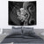 Black Hawaii Kanaloa God Tapestry Hawaiian Octopus
