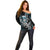 Turquoise Hawaii Kanaloa God Off Shoulder Sweater Hawaiian Octopus