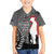 New Zealand ANZAC Day Hawaiian Shirt 25th April Silver Fern With Poppy