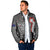 New Zealand ANZAC Day Padded Jacket 25th April Silver Fern With Poppy - Polynesian Pride