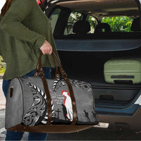 New Zealand ANZAC Day Travel Bag 25th April Silver Fern With Poppy - Polynesian Pride