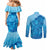 Aloha Hawaii Molokai Island Couples Matching Mermaid Dress and Long Sleeve Button Shirt Hibiscus Tribal Honu Hawaiian Tattoo
