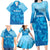 Aloha Hawaii Molokai Island Family Matching Long Sleeve Bodycon Dress and Hawaiian Shirt Hibiscus Tribal Honu Hawaiian Tattoo