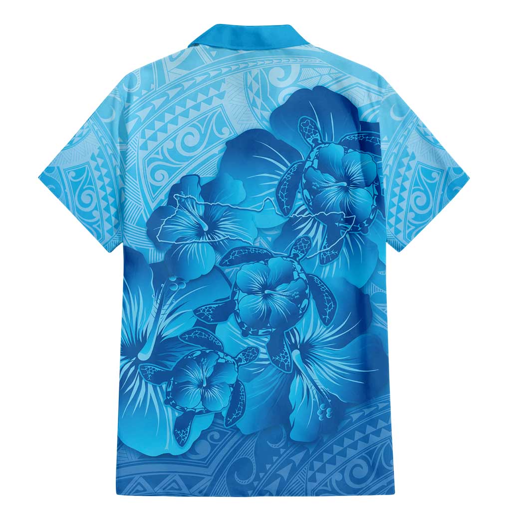 Aloha Hawaii Molokai Island Family Matching Mermaid Dress and Hawaiian Shirt Hibiscus Tribal Honu Hawaiian Tattoo