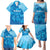 Aloha Hawaii Molokai Island Family Matching Puletasi and Hawaiian Shirt Hibiscus Tribal Honu Hawaiian Tattoo