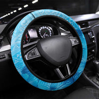 Aloha Hawaii Molokai Island Steering Wheel Cover Hibiscus Tribal Honu Hawaiian Tattoo