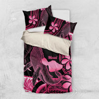 Aloha Hawaii Maui Bedding Set Valley Isle Humpback Whale Black