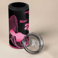 Aloha Hawaii Maui 4 in 1 Can Cooler Tumbler Valley Isle Humpback Whale Black
