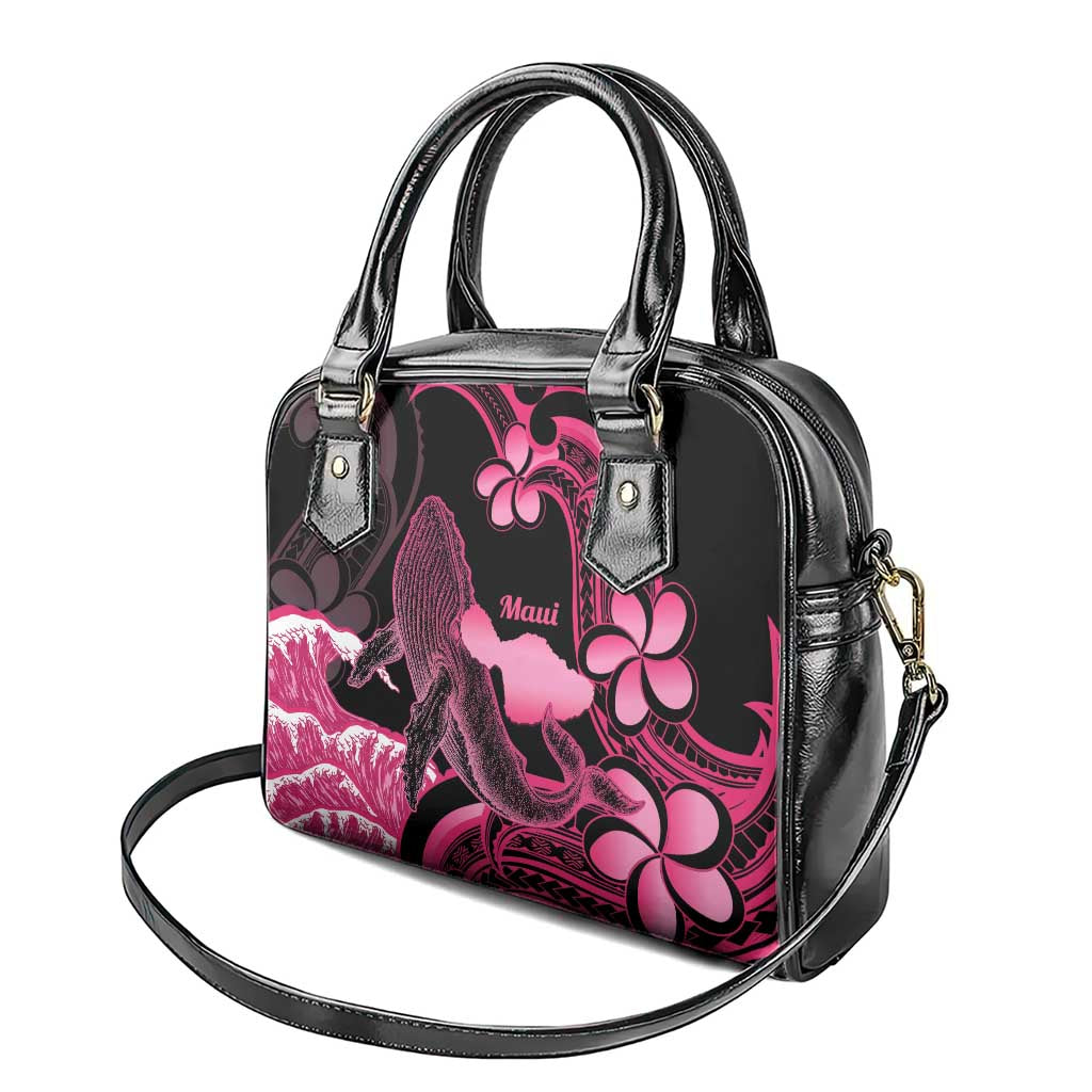 Aloha Hawaii Maui Shoulder Handbag Valley Isle Humpback Whale Black LT14 - Polynesian Pride