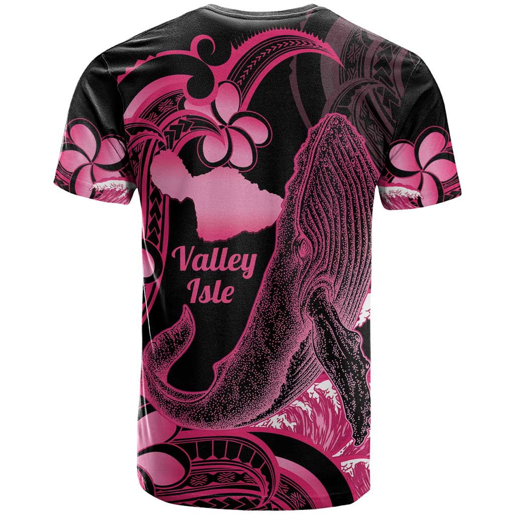 Aloha Hawaii Maui T Shirt Valley Isle Humpback Whale Black