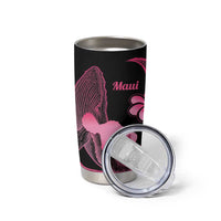 Aloha Hawaii Maui Tumbler Cup Valley Isle Humpback Whale Black