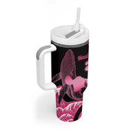 Aloha Hawaii Maui Tumbler With Handle Valley Isle Humpback Whale Black