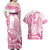 Aloha Hawaii Maui Couples Matching Off Shoulder Maxi Dress and Hawaiian Shirt Valley Isle Humpback Whale White