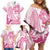 Aloha Hawaii Maui Family Matching Off Shoulder Short Dress and Hawaiian Shirt Valley Isle Humpback Whale White