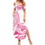 Aloha Hawaii Maui Family Matching Summer Maxi Dress and Hawaiian Shirt Valley Isle Humpback Whale White