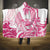 Aloha Hawaii Maui Hooded Blanket Valley Isle Humpback Whale White