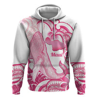 Aloha Hawaii Maui Hoodie Valley Isle Humpback Whale White