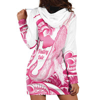 Aloha Hawaii Maui Hoodie Dress Valley Isle Humpback Whale White