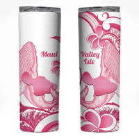 Aloha Hawaii Maui Skinny Tumbler Valley Isle Humpback Whale White