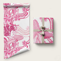 Aloha Hawaii Maui Wrapping Paper Valley Isle Humpback Whale White - Polynesian Pride