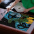 Turquoise New Zealand Kowhai And Piwakawaka Puzzle Maori Ngaru Paua Shell - Polynesian Pride