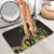 Yellow New Zealand Kowhai And Piwakawaka Bathroom Set Maori Ngaru Paua Shell - Polynesian Pride