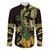 Yellow New Zealand Kowhai And Piwakawaka Family Matching Summer Maxi Dress and Hawaiian Shirt Maori Ngaru Paua Shell