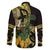 Yellow New Zealand Kowhai And Piwakawaka Family Matching Summer Maxi Dress and Hawaiian Shirt Maori Ngaru Paua Shell