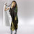 Yellow New Zealand Kowhai And Piwakawaka Hooded Blanket Maori Ngaru Paua Shell