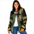 Yellow New Zealand Kowhai And Piwakawaka Padded Jacket Maori Ngaru Paua Shell - Polynesian Pride