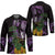 Purple New Zealand Kowhai And Piwakawaka Hockey Jersey Maori Ngaru Paua Shell - Polynesian Pride