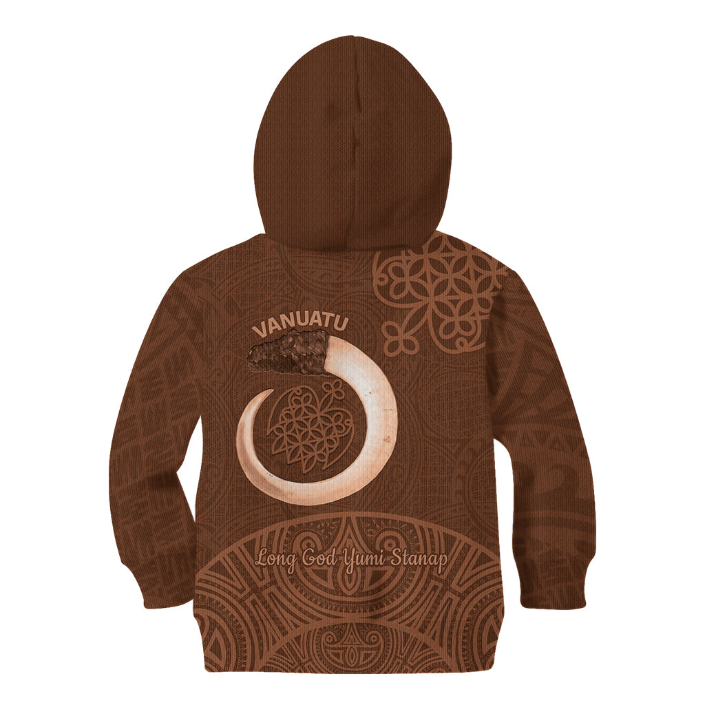 Vanuatu Indipendens Dei Kid Hoodie Yumi 44th Sand Drawing Turtle Mix Lapita