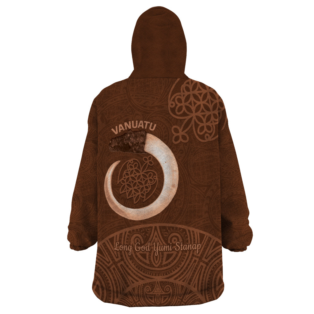 Vanuatu Indipendens Dei Wearable Blanket Hoodie Yumi 44th Sand Drawing Turtle Mix Lapita