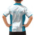 Custom New Zealand Silver Fern Football Family Matching Off The Shoulder Long Sleeve Dress and Hawaiian Shirt Come On All White