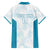 Custom New Zealand Silver Fern Football Family Matching Off The Shoulder Long Sleeve Dress and Hawaiian Shirt Come On All White