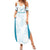 Custom New Zealand Silver Fern Football Family Matching Summer Maxi Dress and Hawaiian Shirt Come On All White