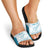 Custom New Zealand Silver Fern Football Slide Sandals Come On All White - Polynesian Pride