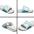 Custom New Zealand Silver Fern Football Slide Sandals Come On All White - Polynesian Pride