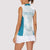 Custom New Zealand Silver Fern Football Women Sleeveless Polo Shirt Come On All White