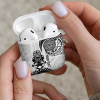 Custom Aotearoa Football AirPods Case NZ Maori Tiki Go Champions - Polynesian Pride