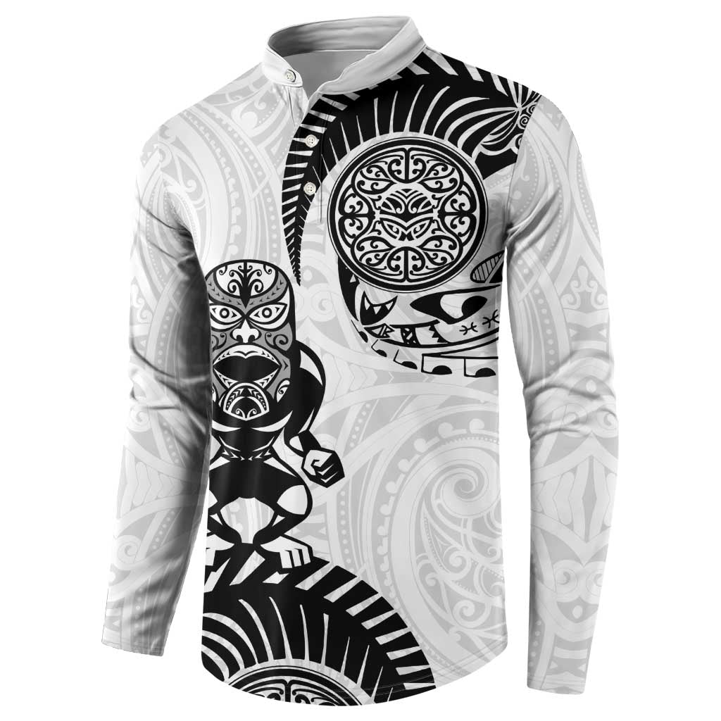 Custom Aotearoa Football Button Sweatshirt NZ Maori Tiki Go Champions