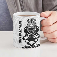 Custom Aotearoa Football Ceramic Mug NZ Maori Tiki Go Champions - Polynesian Pride