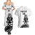 Custom Aotearoa Football Couples Matching Summer Maxi Dress and Hawaiian Shirt NZ Maori Tiki Go Champions