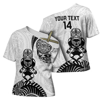 Custom Aotearoa Football Cross Shoulder Shirt NZ Maori Tiki Go Champions LT14 - Polynesian Pride