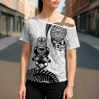 Custom Aotearoa Football Cross Shoulder Shirt NZ Maori Tiki Go Champions LT14 - Polynesian Pride