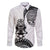 Custom Aotearoa Football Family Matching Off The Shoulder Long Sleeve Dress and Hawaiian Shirt NZ Maori Tiki Go Champions